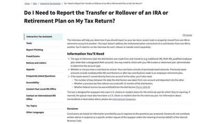 Do IRA transfers need to be reported to IRS?
