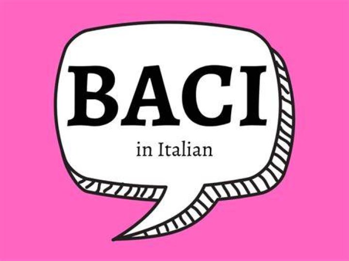 Do Italians say Baci?