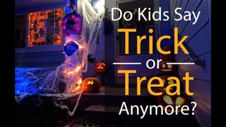 Do kids not trick-or-treat anymore?