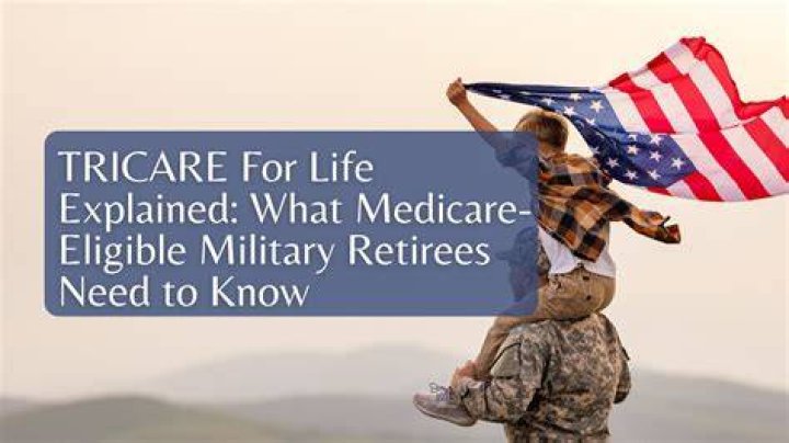 Do military retirees get TRICARE for Life?