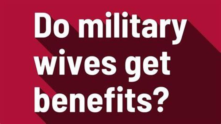 Do military wives get paid?