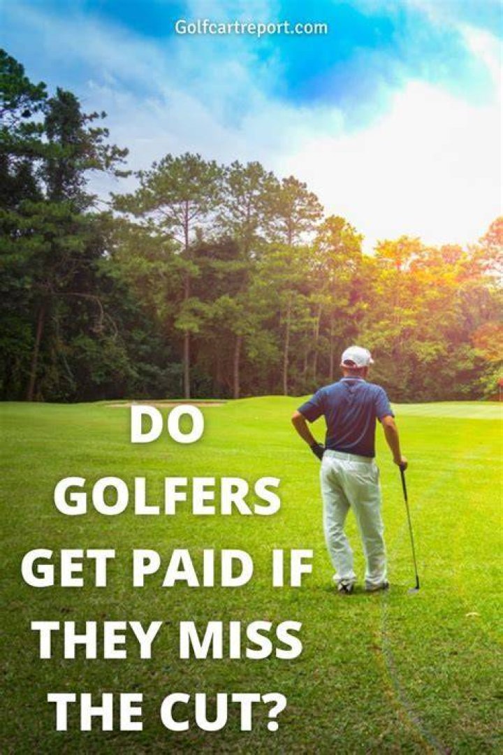 Do players that miss the cut get paid?