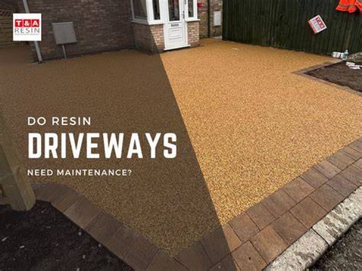 Do resin driveways need maintenance?