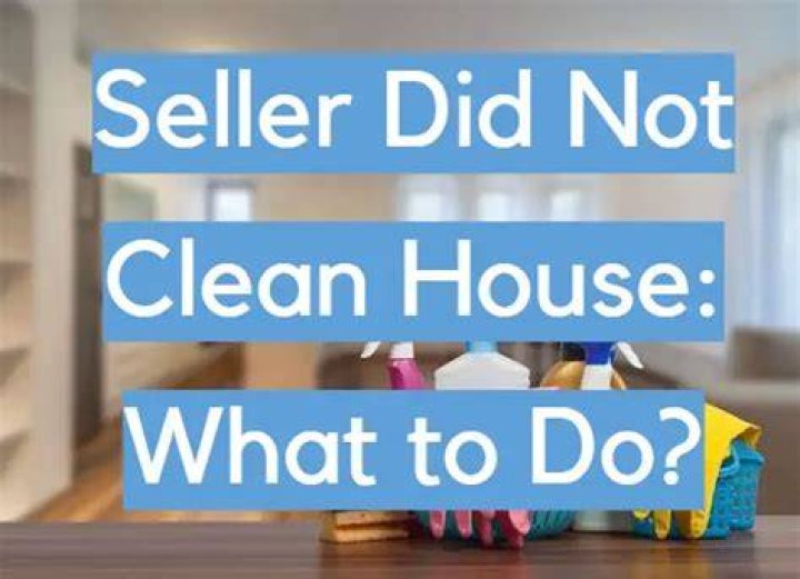 Do sellers clean house before closing?
