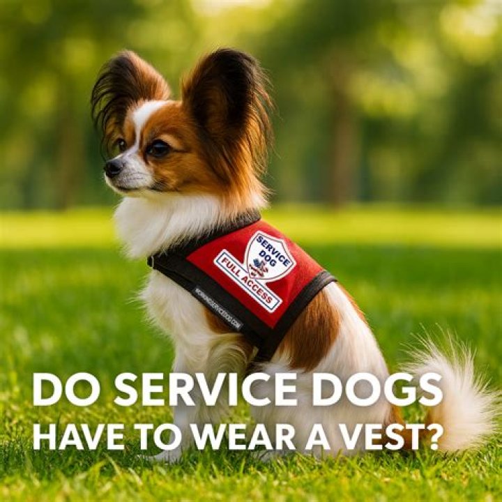 Do service dogs have to wear a vest UK?