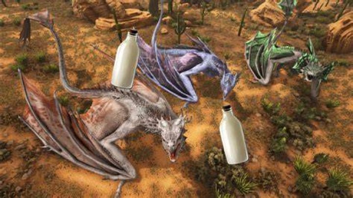 Do tamed wyverns produce milk ark?
