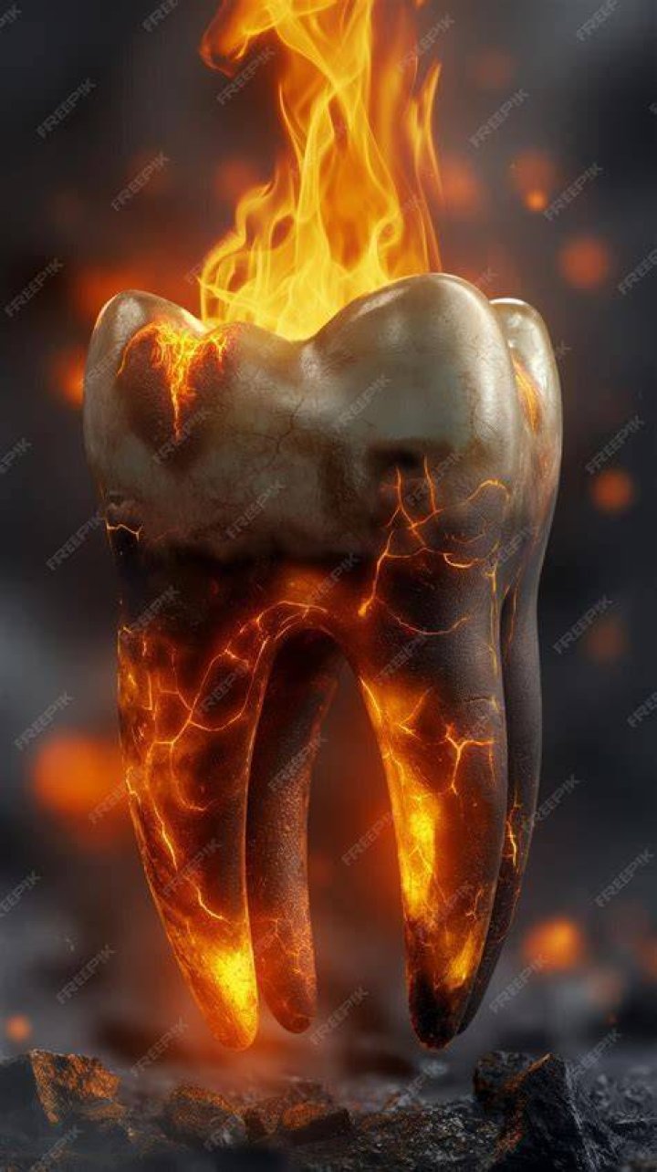 Do teeth burn in a fire?