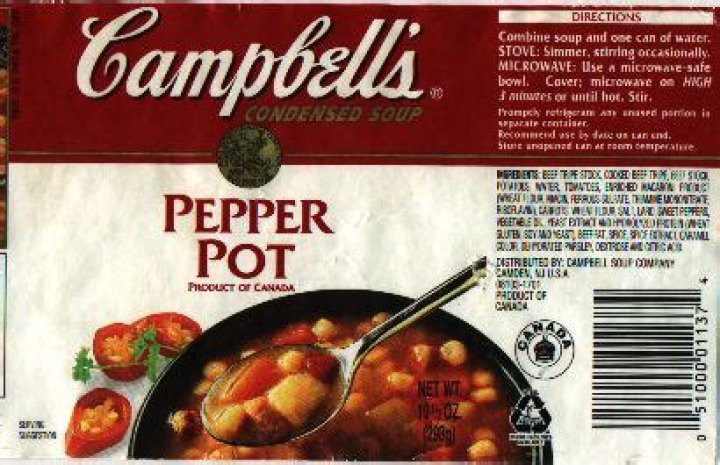 Do they still make Campbells pepper pot soup?