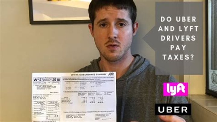 Do Uber drivers have to pay taxes at the end of the year?