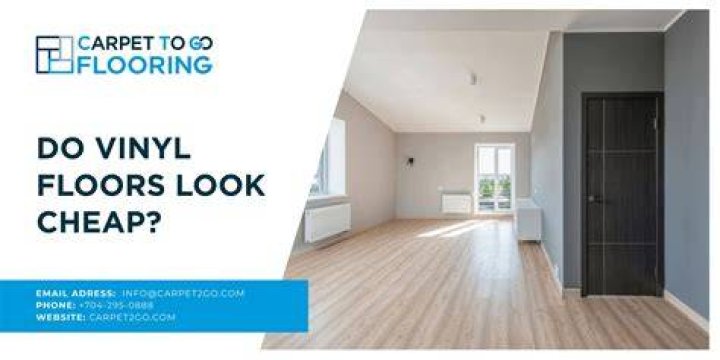 Do vinyl floors look cheap?
