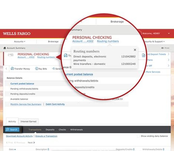 Do Wells Fargo accounts have IBAN?