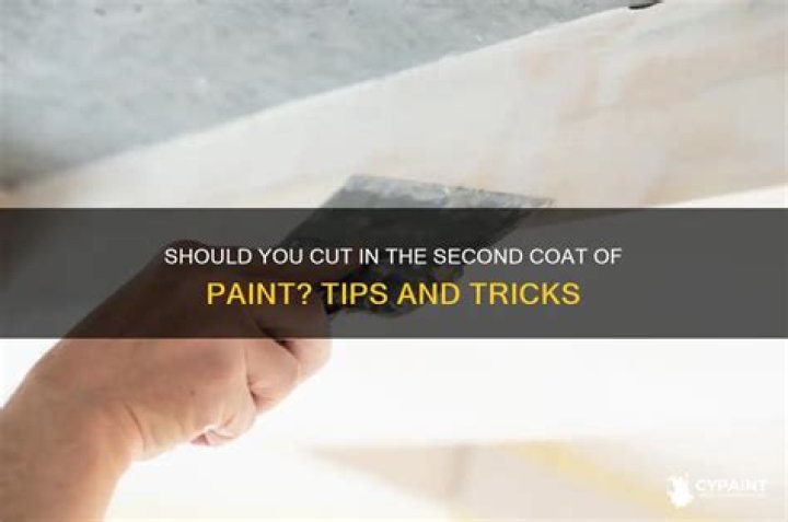 Do you cut in for second coat?