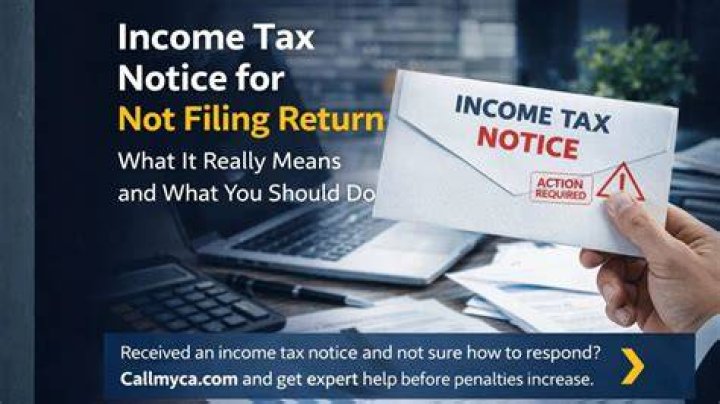 Do you get a notice if you have not filed your tax return?