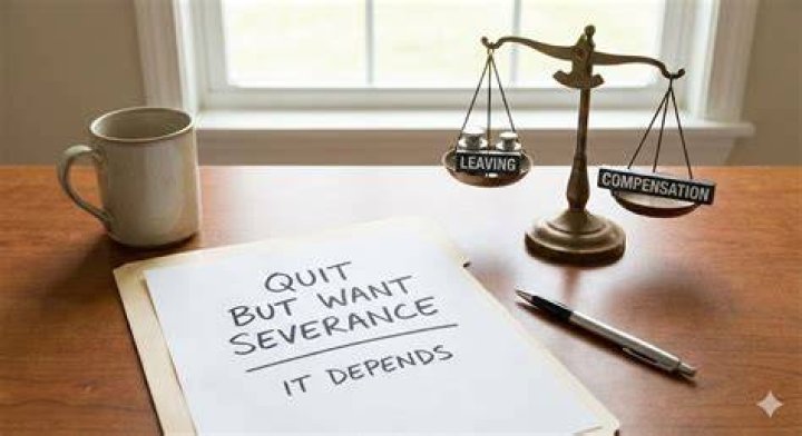 Do you get a severance package if you quit?