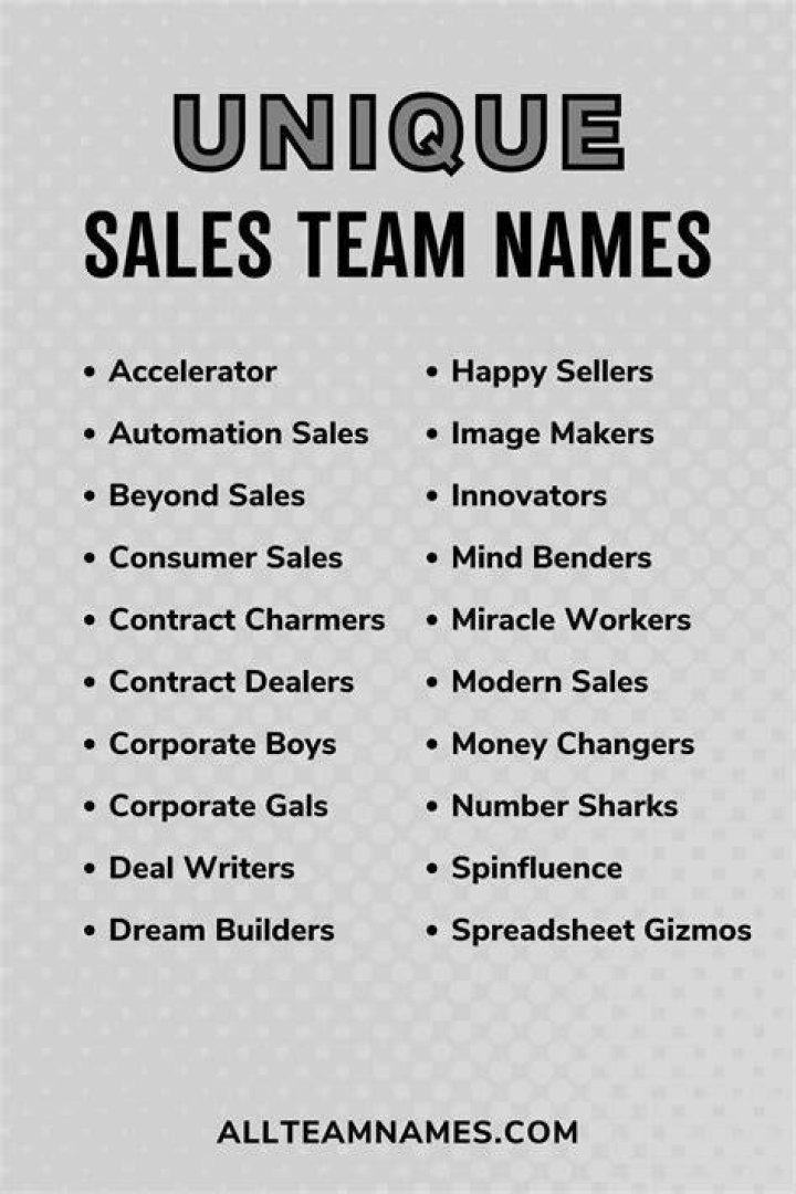 Do you have a name for Your Customer Service team?