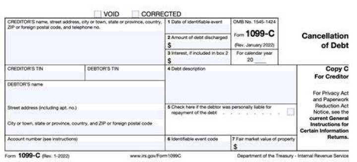 Do you have to claim a 1099c for a short sale on a home?