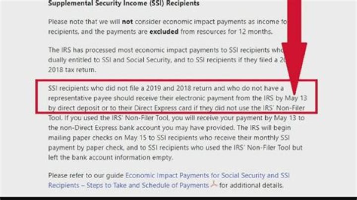 Do you have to have SSI to get a stimulus payment?