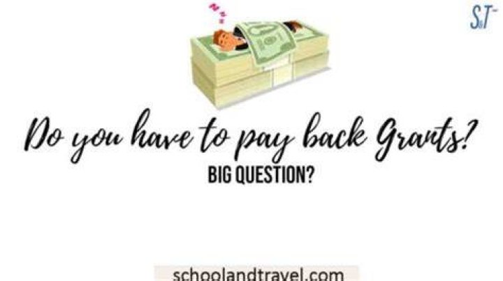 Do you have to pay back grants for business?