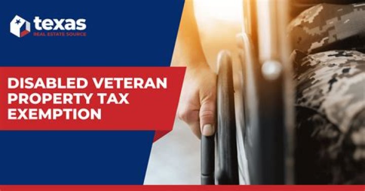 Do you have to pay property taxes in Texas if you are disabled?