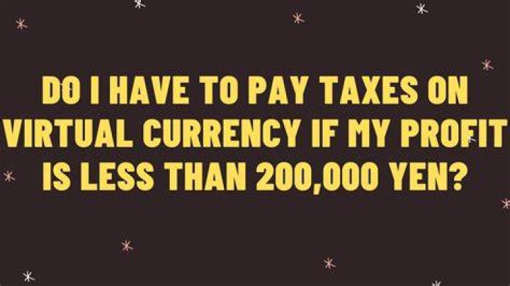 Do you have to pay taxes on virtual currency?