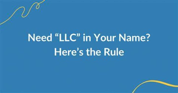 Do you have to put LLC in your business name Texas?