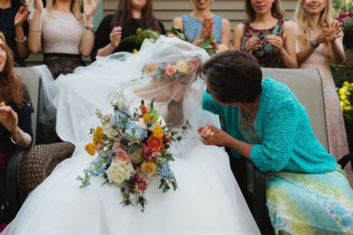 Do you kiss before or after breaking glass?
