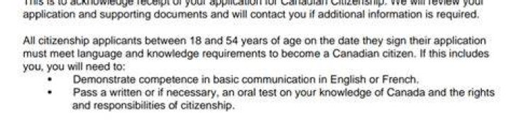 Do you need a language test for Canadian citizenship?