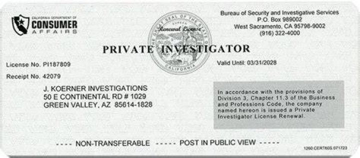 Do you need a license to be a private investigator in California?