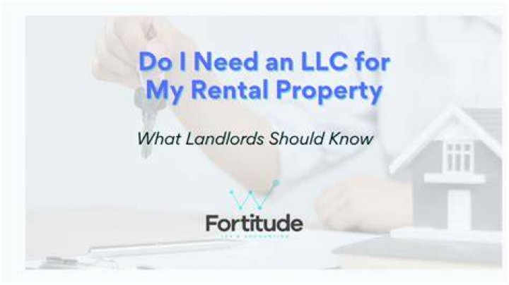 Do you need a LLC to own a rental property?