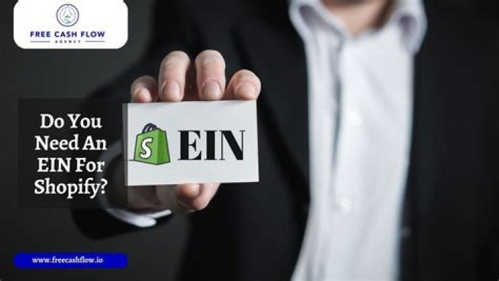Do you need an EIN to sell on Shopify?