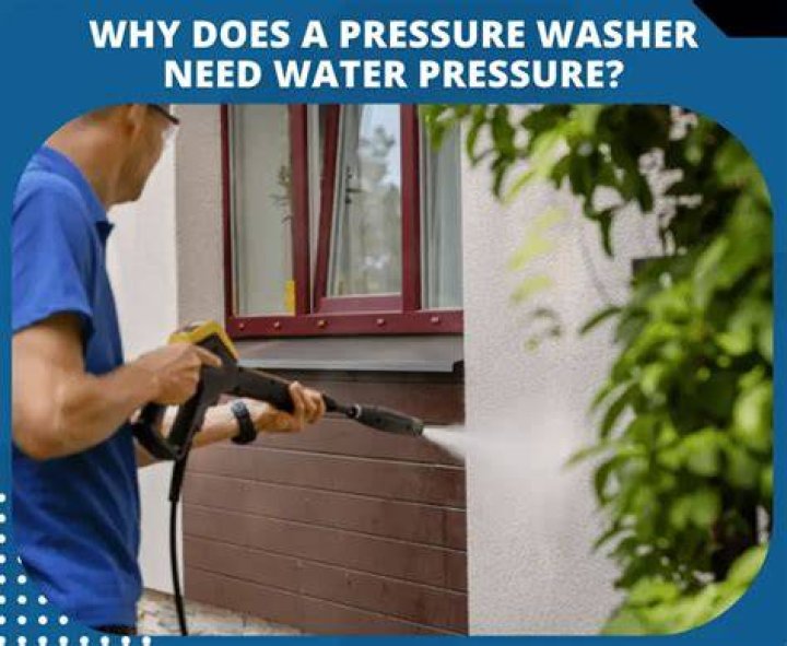 Do you need good water pressure for a pressure washer?