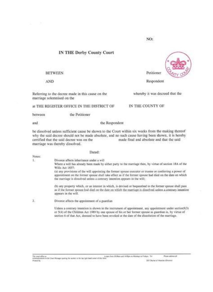 Do you need original Decree Absolute to remarry?