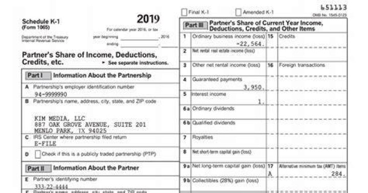 Do you need to report the K-1 you received?