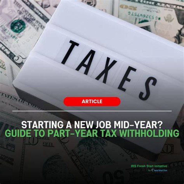 Do you pay tax when starting a new job?