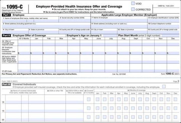 Does 1095-C mean I have health insurance?