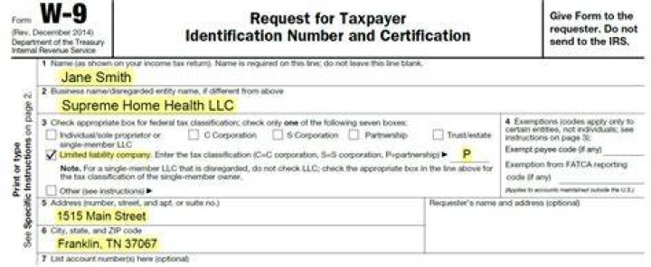 Does a corporation need to provide a W9?