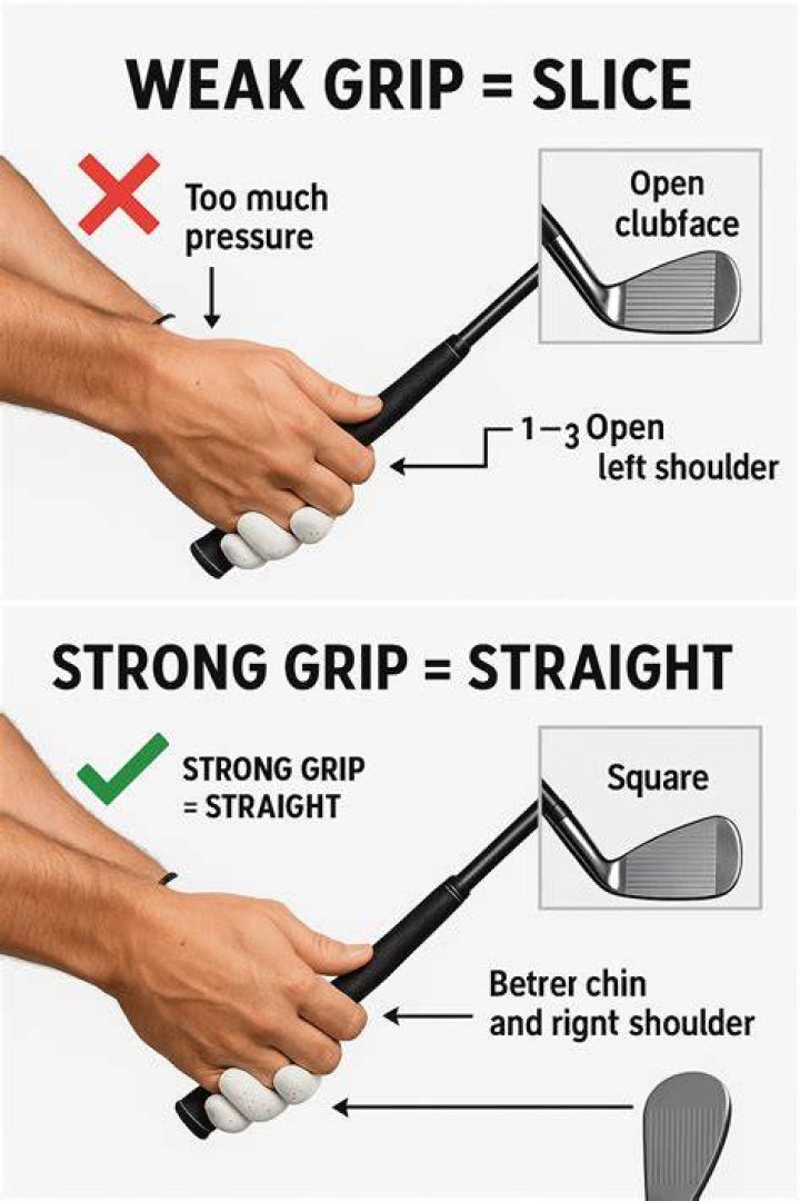 Does a strong grip cause a slice?