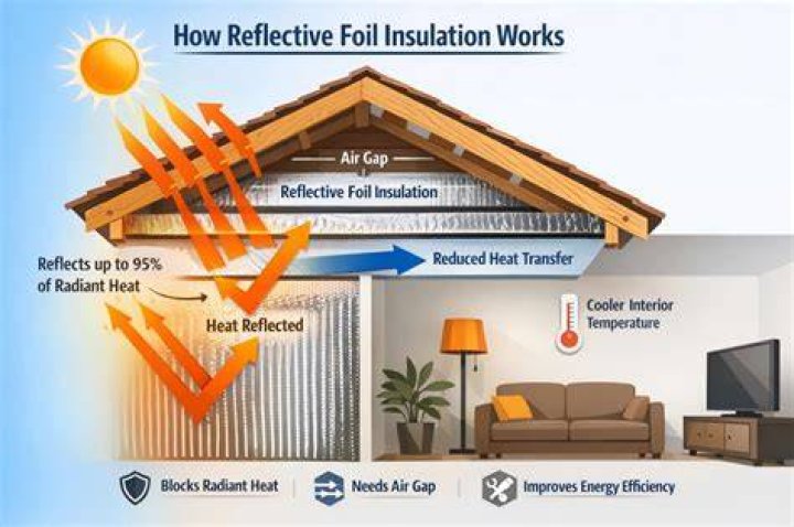 Does aluminum foil insulate cold?