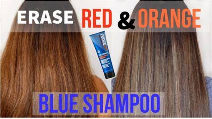 Does blue shampoo work on orange hair?