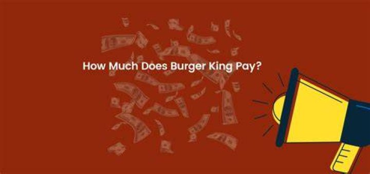 Does Burger King pay every other week?