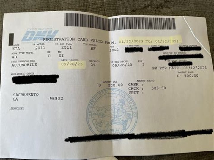 Does California Refund car registration?