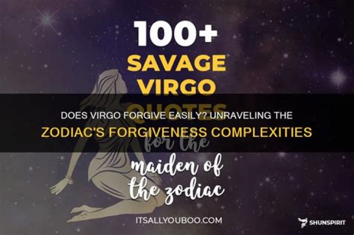 Does Capricorn forgive easily?