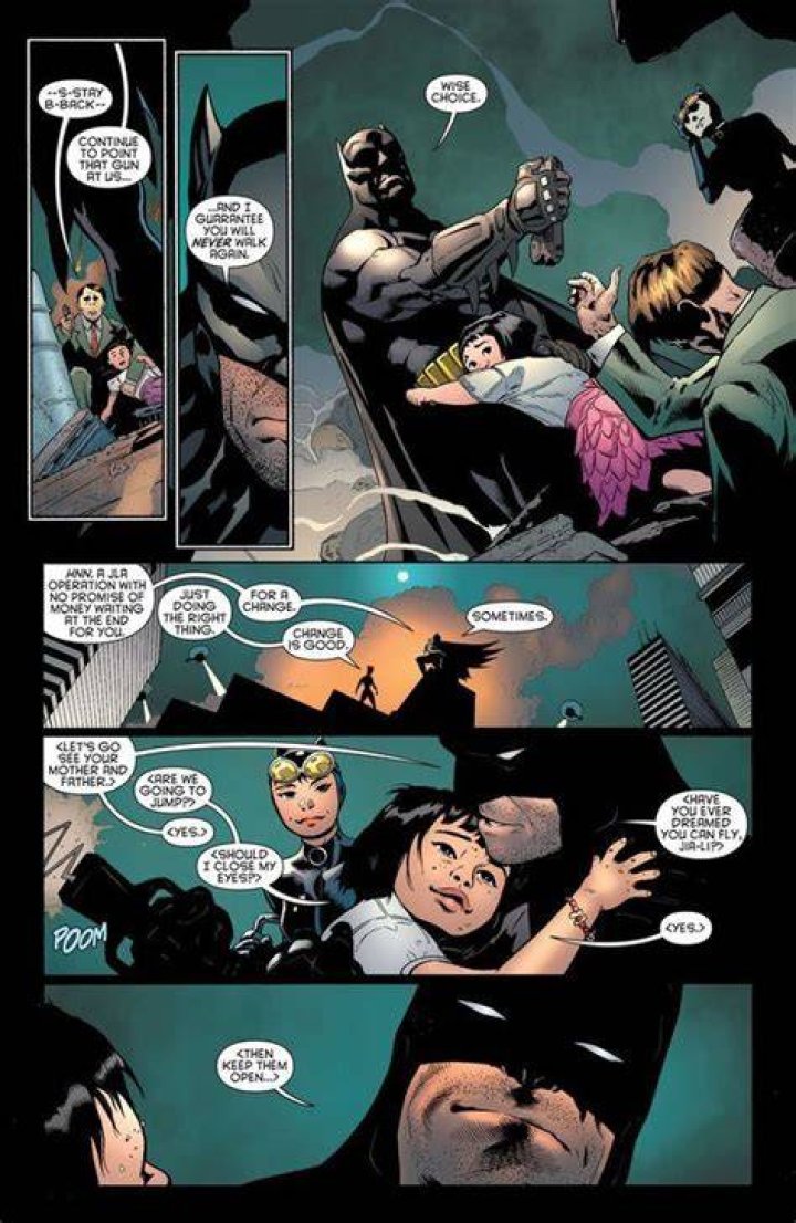 Does Catwoman have a child?