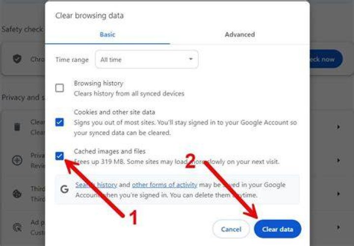 Does clearing cookies delete passwords Chrome?