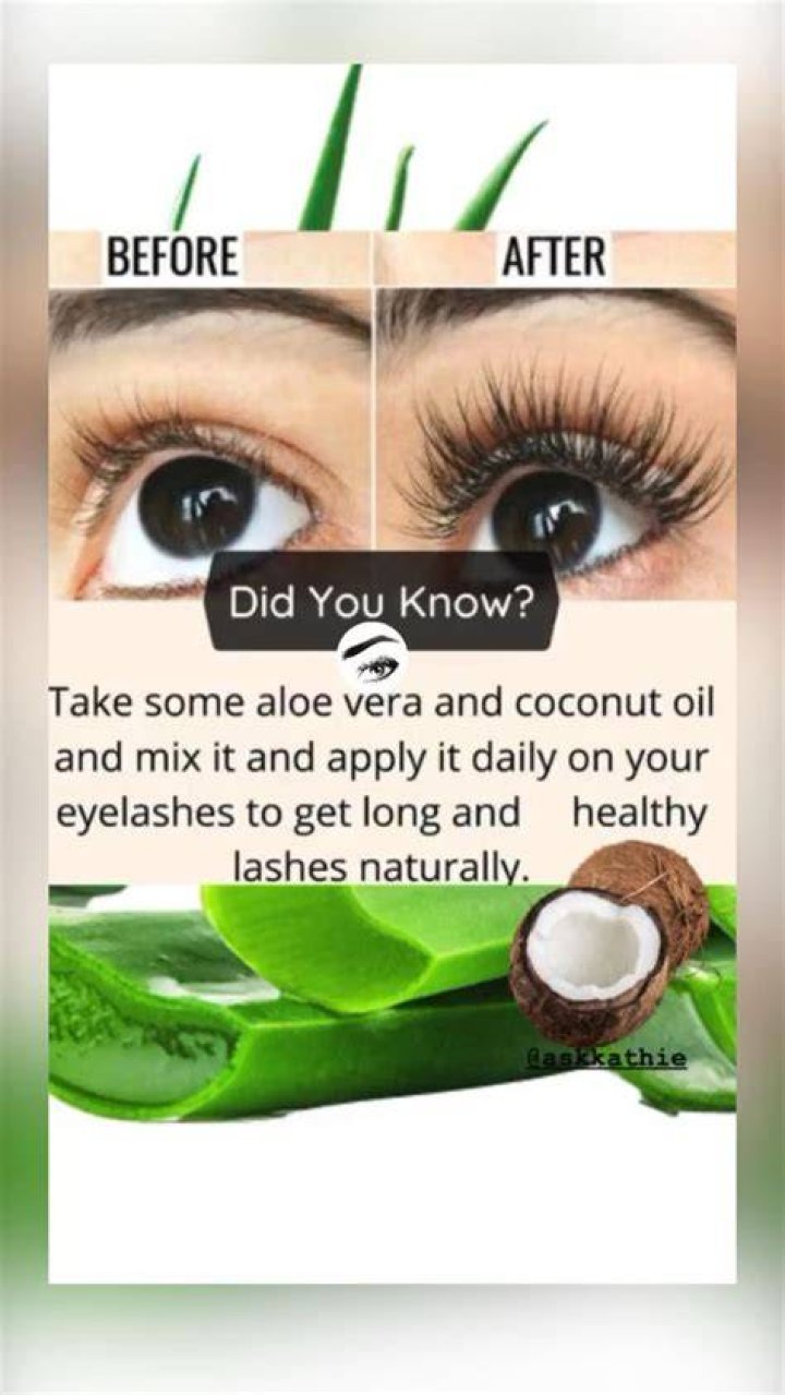 Does coconut oil make eyelashes grow?