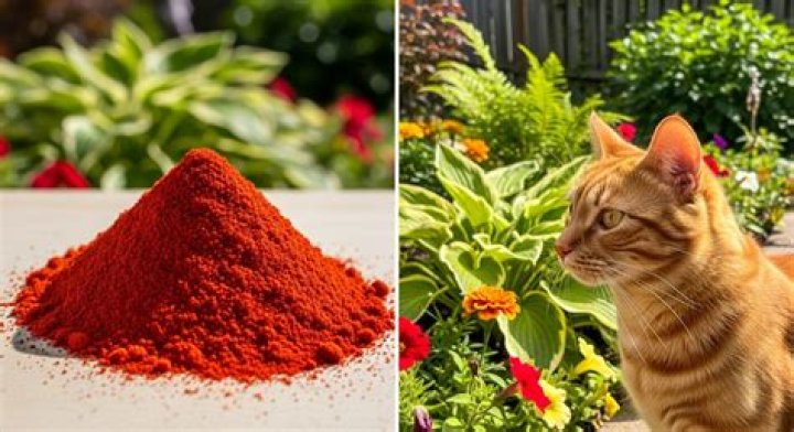 Does crushed red pepper keep cats away?