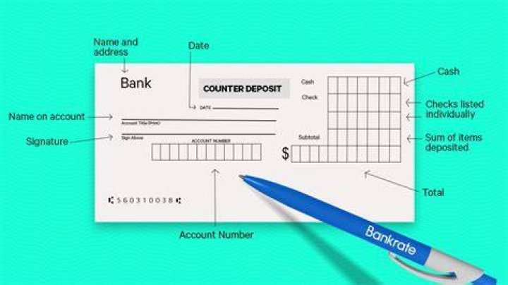 Does depositing a check count as income?