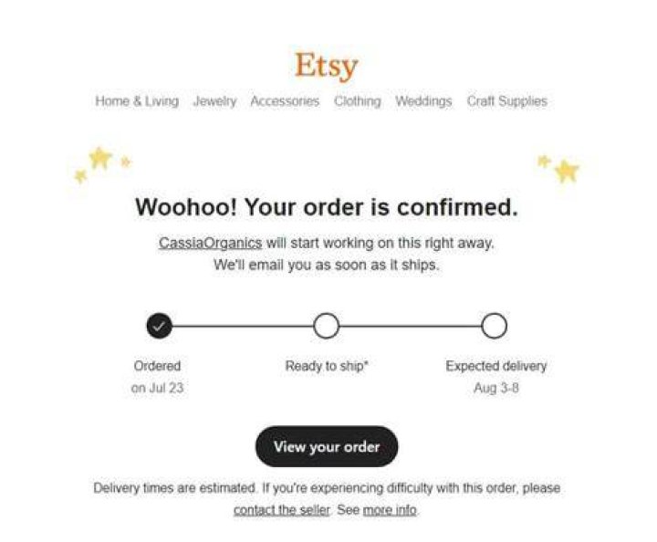 Does Etsy send you an email when you get an order?
