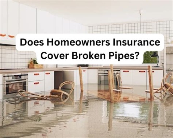 Does flood insurance cover broken pipes?