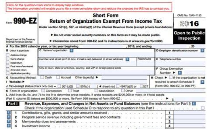 Does Form 990-EZ have to be filed electronically?